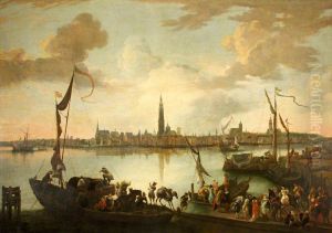 Antwerp from across the Scheldt