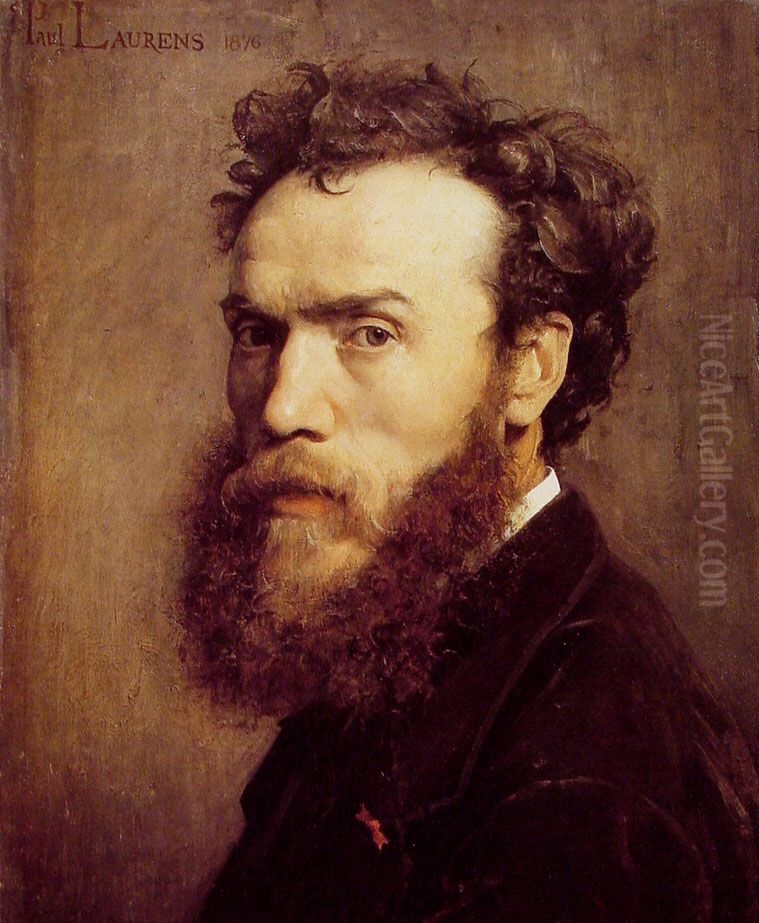 Self-portrait Oil Painting by Jean-Paul Laurens