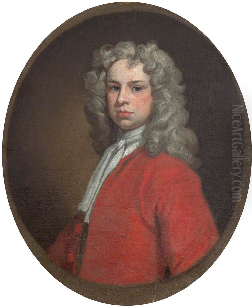 Colonel William Windham I, MP (1647-1689) Oil Painting by Godfrey Kneller