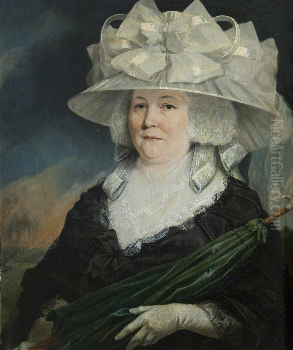 Ann Denny, Mrs Thrower Buckle Oil Painting by Charles Catton