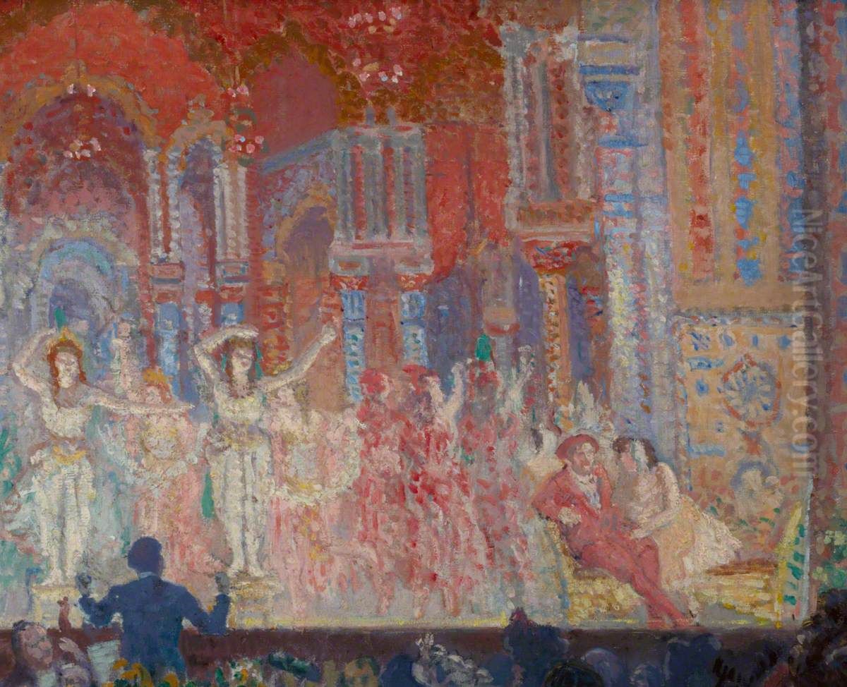The Britannia Ballet, The Alhambra Oil Painting by Spencer Gore