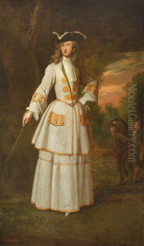 Henrietta Cavendish, Lady Huntingtower (d.1717/18) Oil Painting by Godfrey Kneller