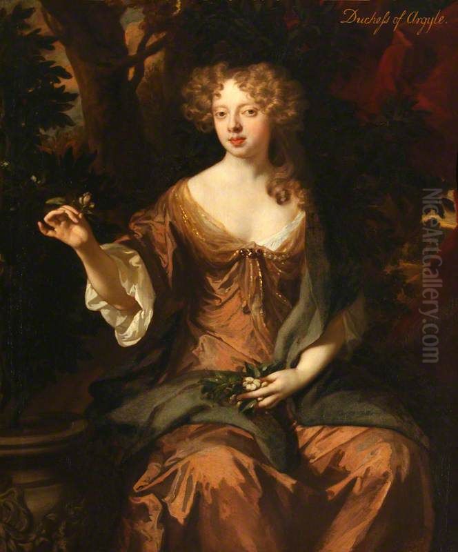 Lady Elizabeth Tollemache, Lady Lorne, later Duchess of Argyll (1659-1735) Oil Painting by Peter Lely