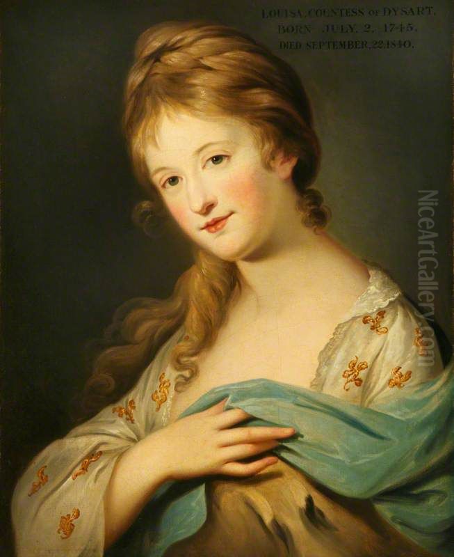 Lady Louisa Tollemache, Countess of Dysart (1745-1840) (after Katherine Read) Oil Painting by Moses Haughton the Elder