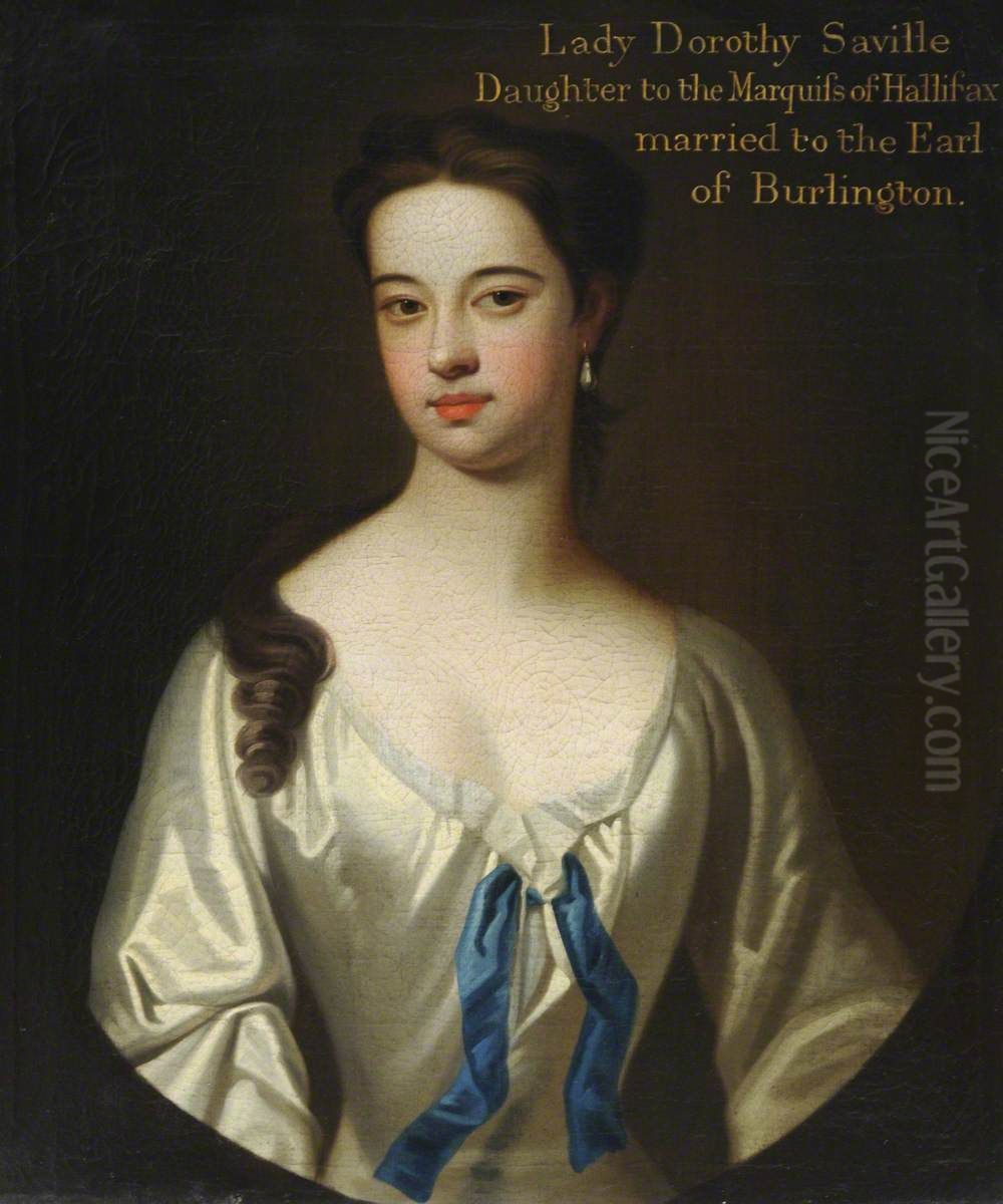 Possibly Lady Dorothy Savile, Countess of Burlington and Countess of Cork (1699-1758) Oil Painting by Michael Dahl