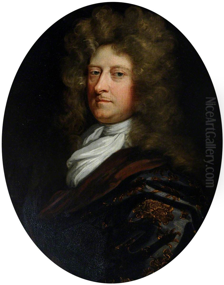 William Cavendish, 1st Duke of Devonshire, KG, PC, (1640-1707) Oil Painting by Godfrey Kneller