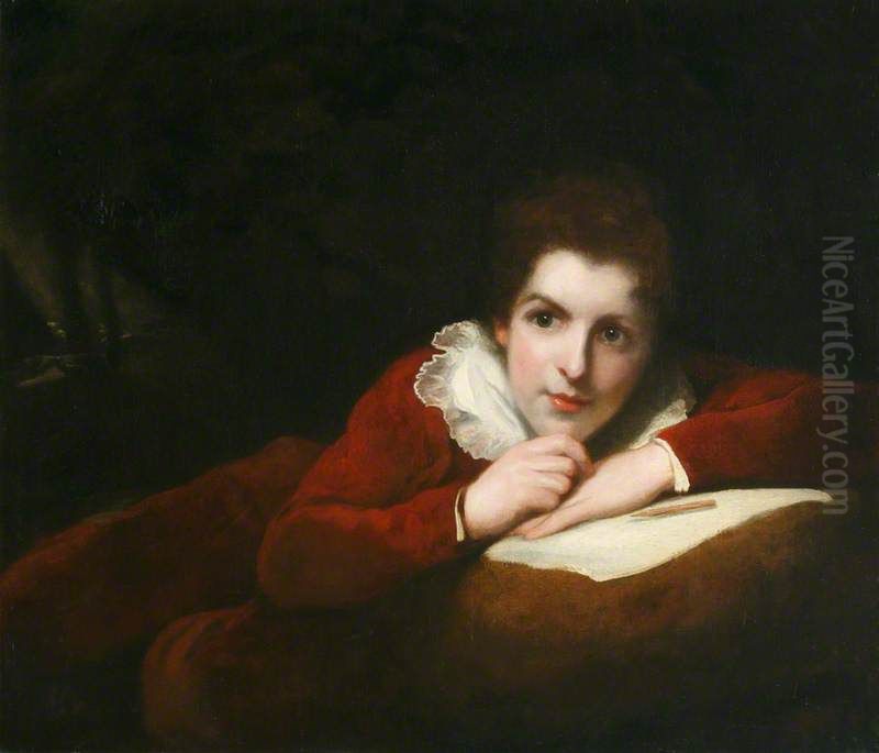 The Artist's Son, Henry Wyndham Phillips (1820-1868) Oil Painting by Thomas Phillips