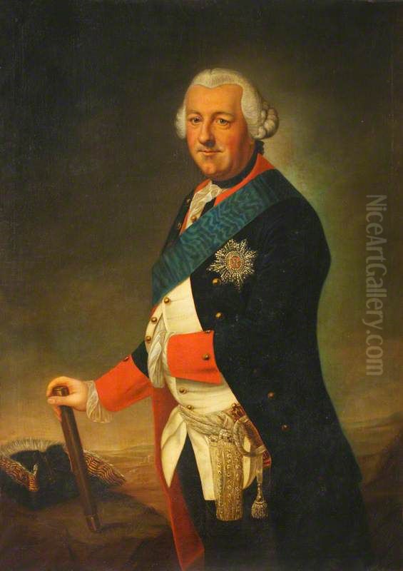 Duke Charles II, William Ferdinand, Duke of Brunswick-Wolfenbuttel (1735-1806) Oil Painting by Johann Georg Ziesenis
