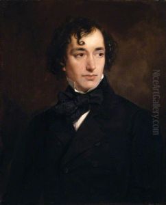 Benjamin Disraeli, Earl of Beaconsfield, PC, FRS, KG (1804-1881) as a Young Man