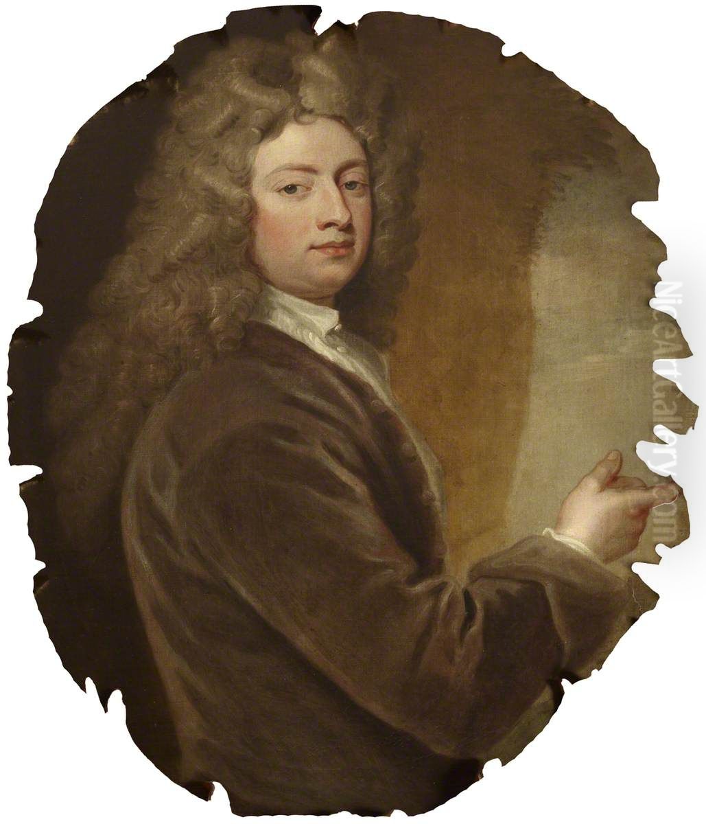 William Congreve (1670-1729) Oil Painting by Godfrey Kneller