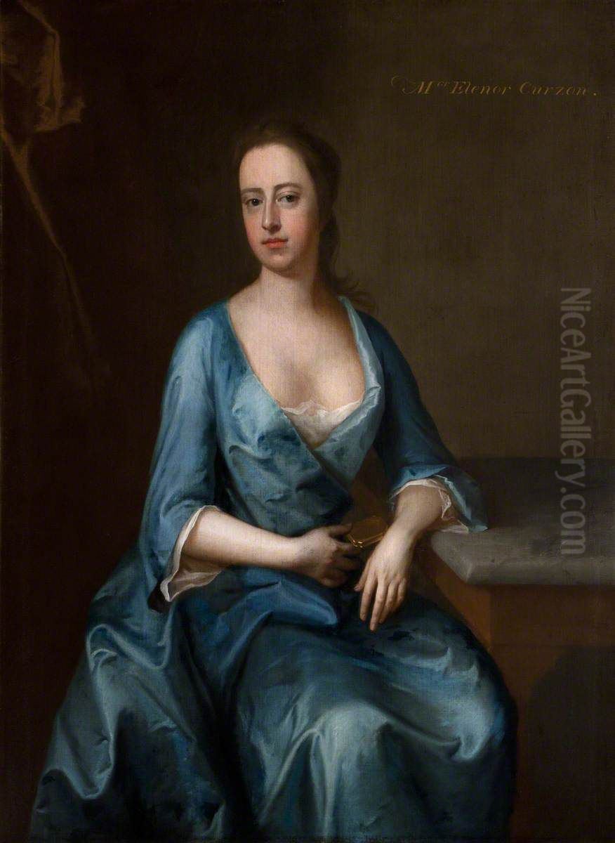 Eleanor Curzon (1691-1754) Oil Painting by Michael Dahl