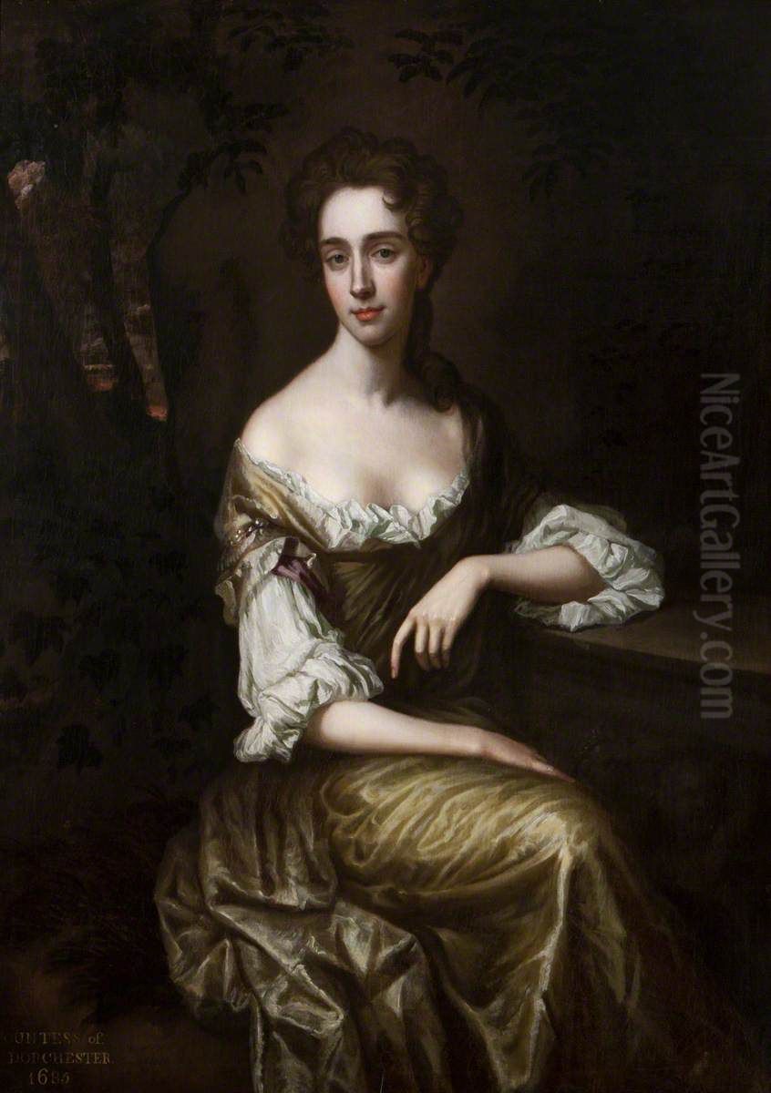 Catherine Sedley, Countess of Dorchester (1657-1717) Oil Painting by Godfrey Kneller