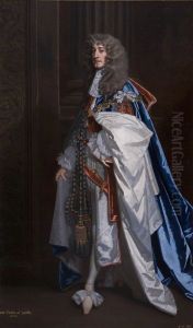 King James II (1633-1701) as Duke of York, in his Garter Robes