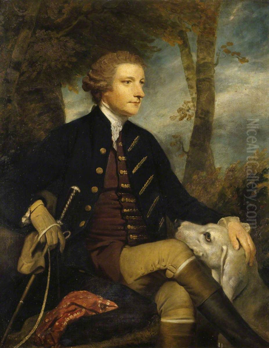 Sir Thomas Dyke Acland, 3rd/7th Baronet Acland of Columb-John MP (1722-1785) Oil Painting by Of Sir Joshua Reynolds