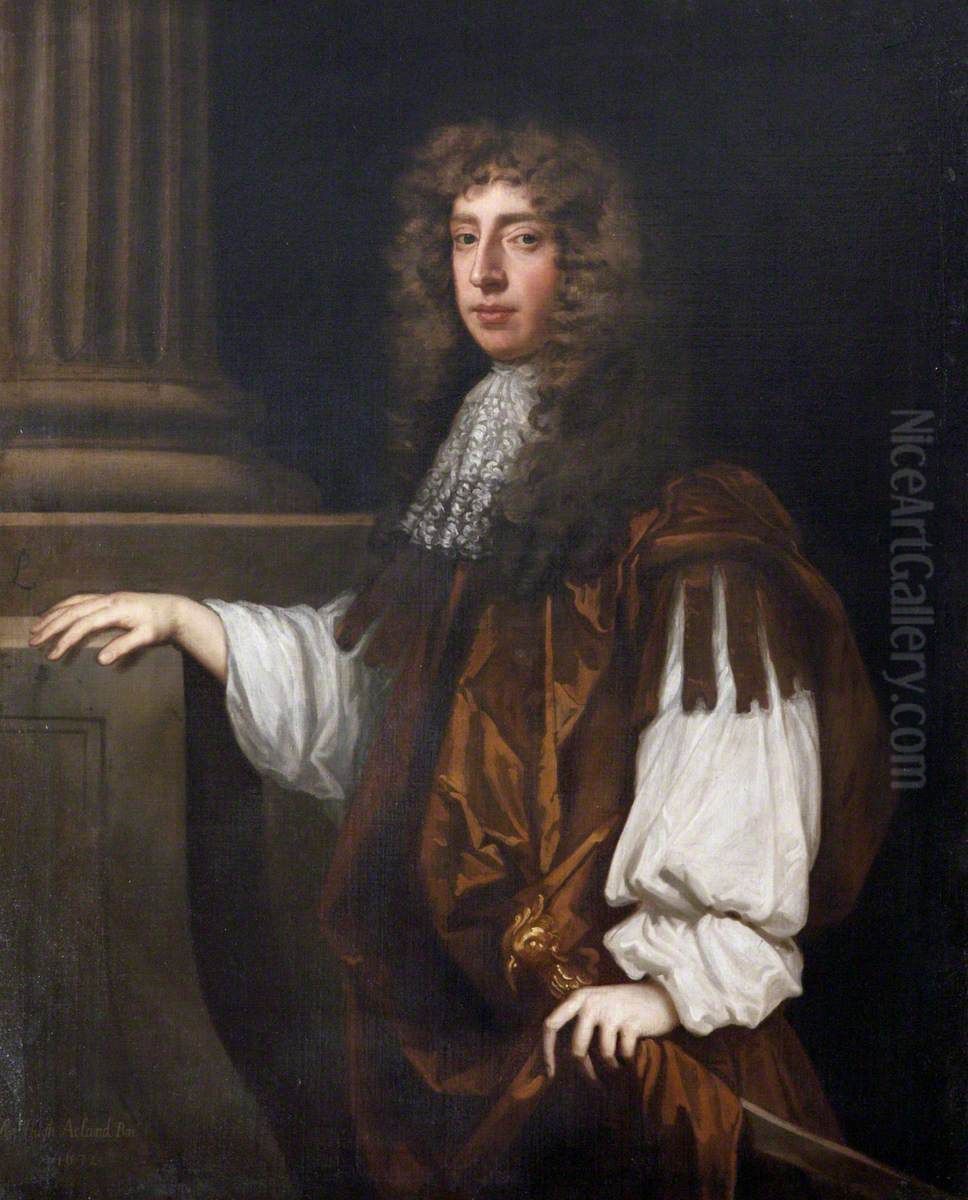 Sir Hugh Acland, 1st/5th Baronet of Columb-John MP (1639-1714) Oil Painting by Peter Lely