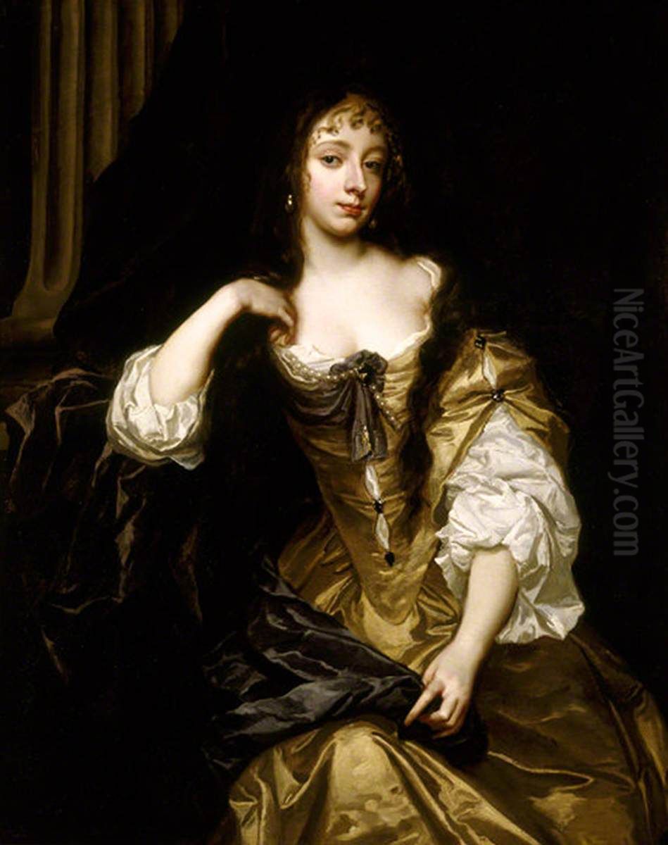 Elizabeth Trentham, Viscountess Cullen (1640-1713) Oil Painting by Peter Lely