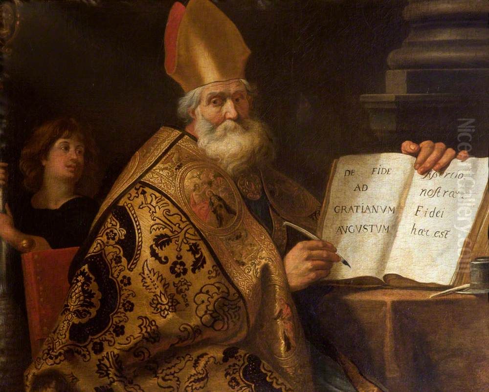 Saint Ambrose Oil Painting by Gerard Seghers
