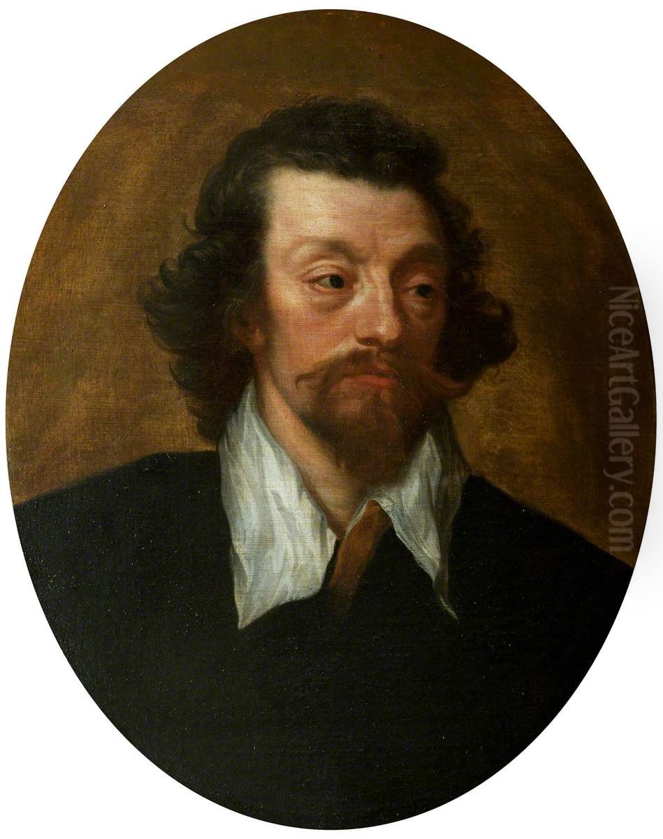 Jacomo de Cachiopin (1575-1642) (after Van Dyck) Oil Painting by George Geldorp