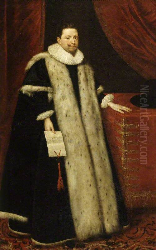 Nicolo Molino, Venetian Ambassador Oil Painting by Daniel Mijtens