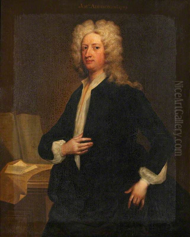 Joseph Addison (1672-1719) Oil Painting by Charles Jervas