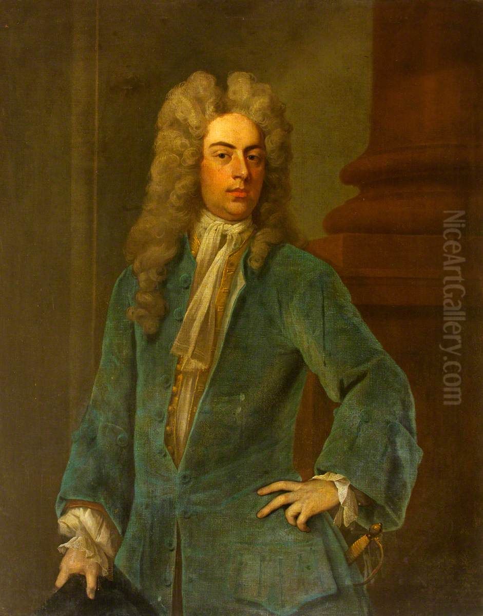 John Ivory Talbot (1687-1772) Oil Painting by Michael Dahl