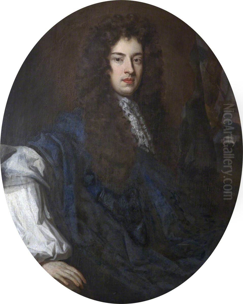 The Hon. Francis Robartes, MP (1650 - 1718) Oil Painting by Godfrey Kneller