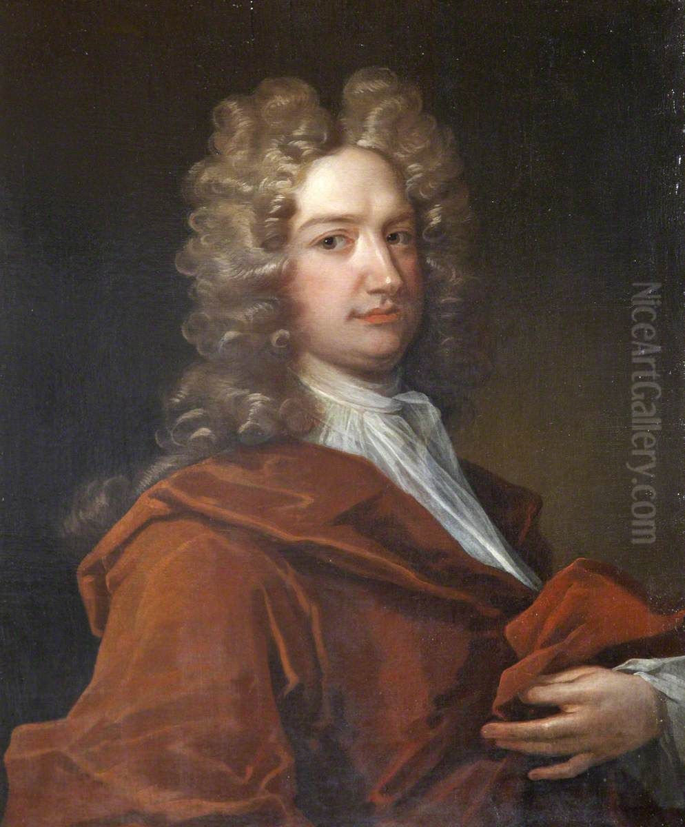 An Unknown Man Oil Painting by Charles Jervas
