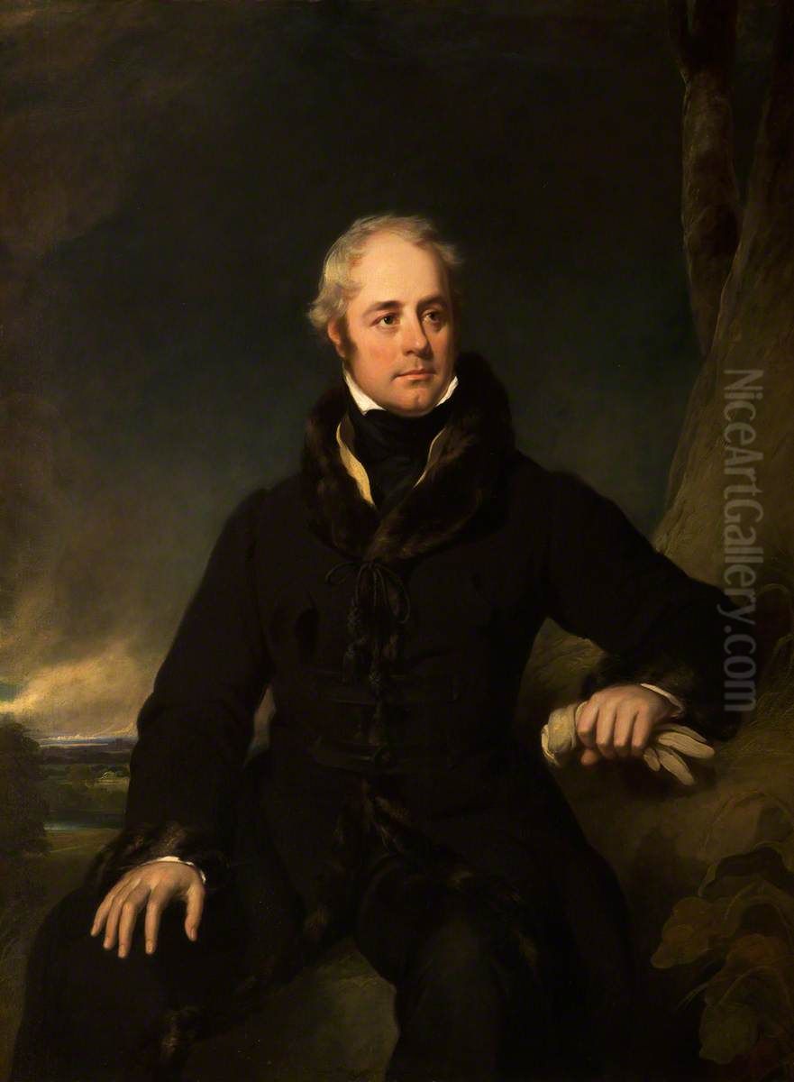 Henry Vansittart (1784-1848) Oil Painting by Henry William Pickersgill