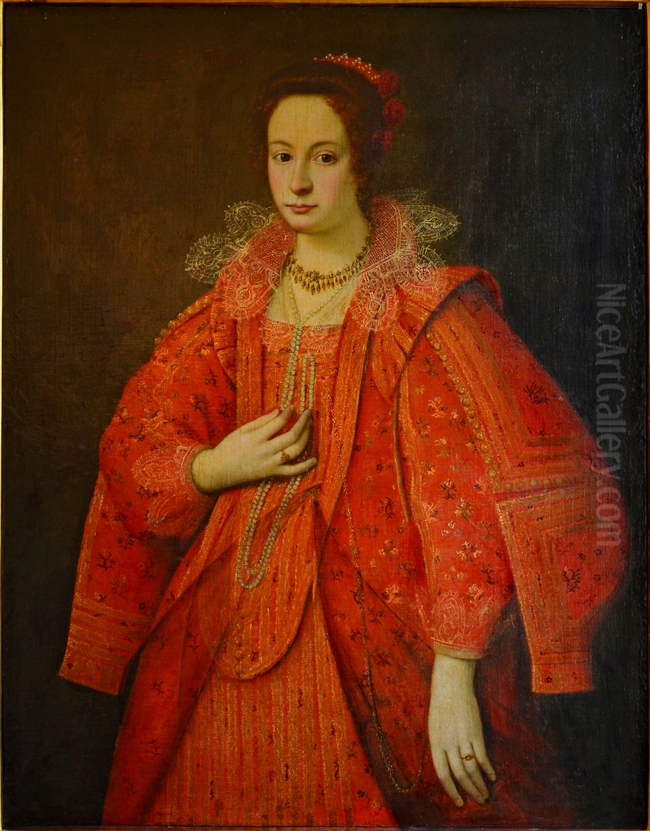 Portrait de femme Oil Painting by Scipione Pulzone