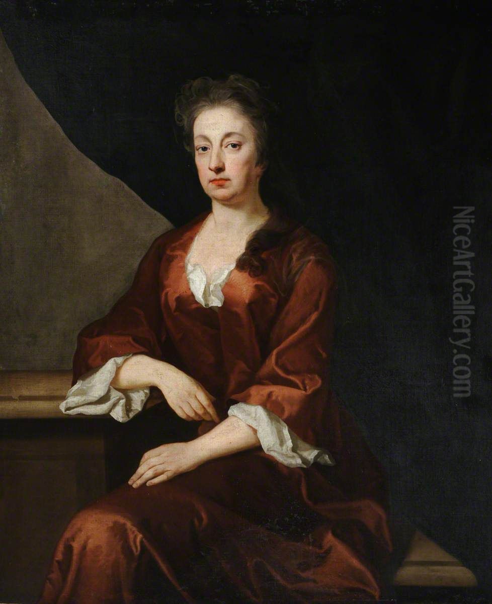 Lady Catherine Sambrooke, Lady Strickland (c.1706 - 1767) Oil Painting by Michael Dahl