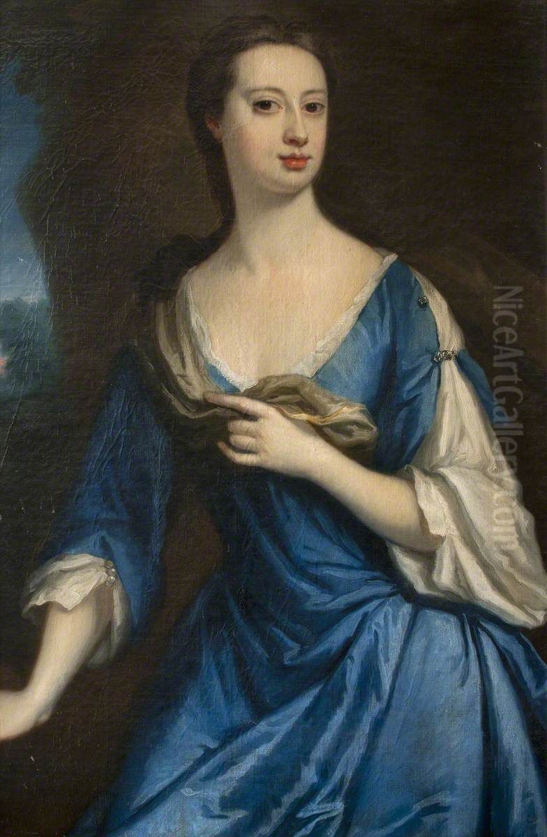 An Unknown Lady Oil Painting by Jonathan Richardson
