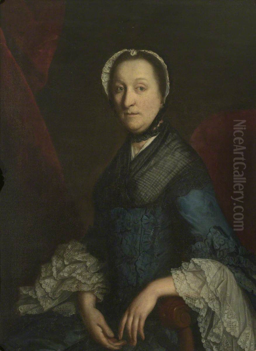 Sarah Bradley, Mrs William Ingram Oil Painting by Of Sir Joshua Reynolds