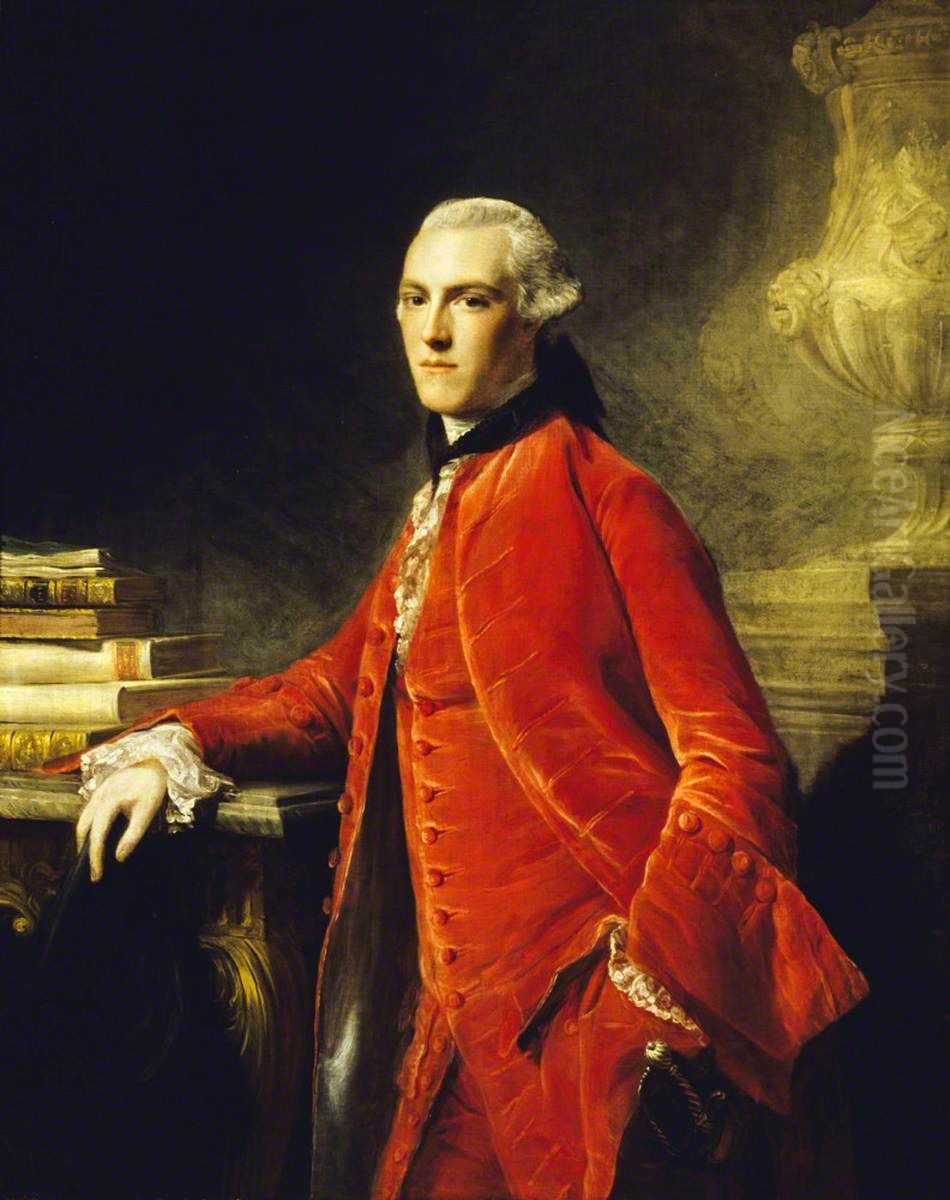 William Colyear, Viscount Milsington, later 3rd Earl of Portmore (1745-1823) Oil Painting by Allan Ramsay