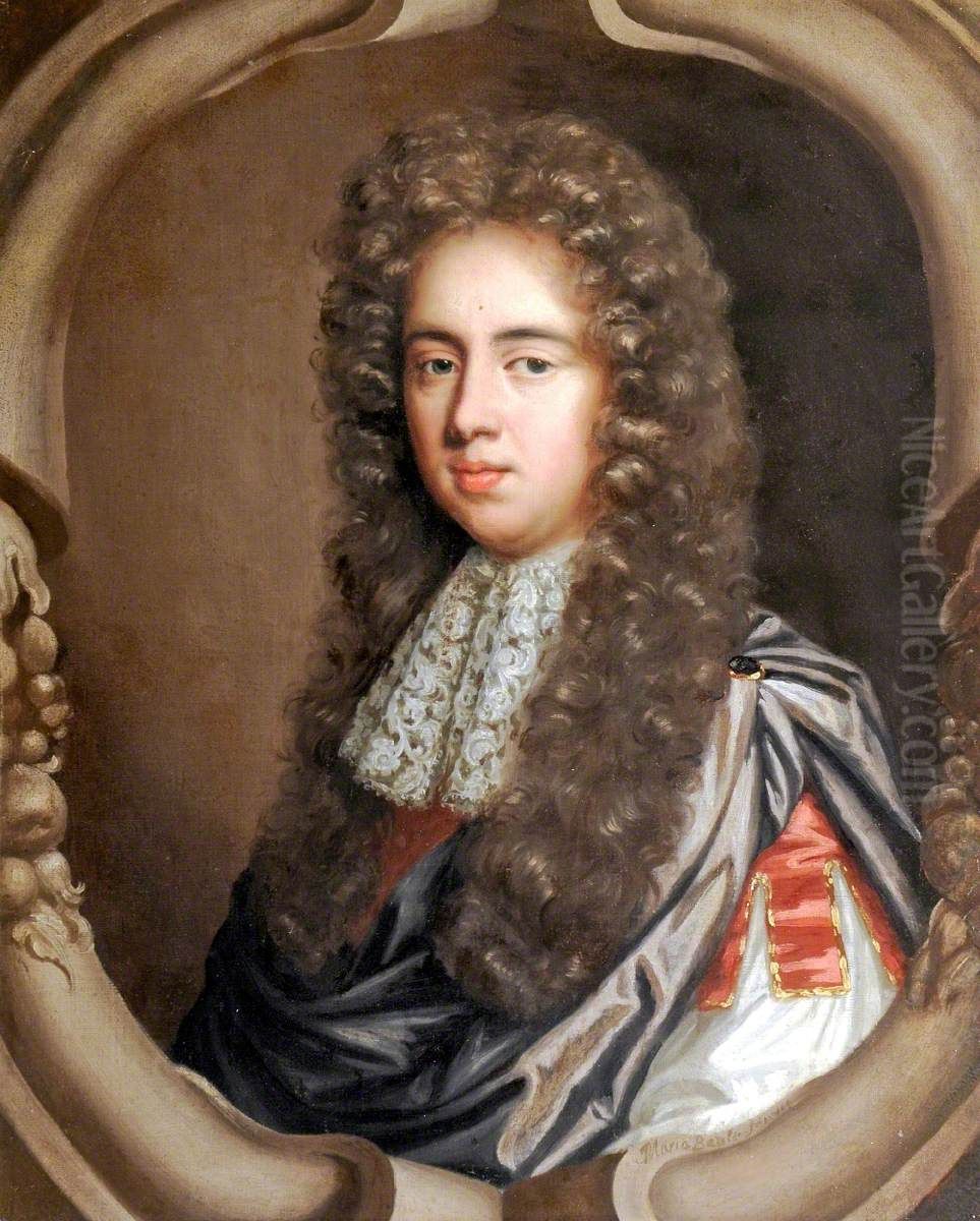 Portrait of an Unknown Gentleman (believed to be a member of the Williams family) Oil Painting by Mary Beale