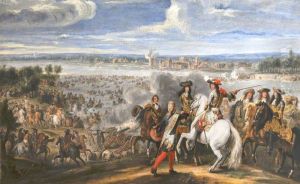 Louis XIV crossing the Rhine, 12th June 1672
