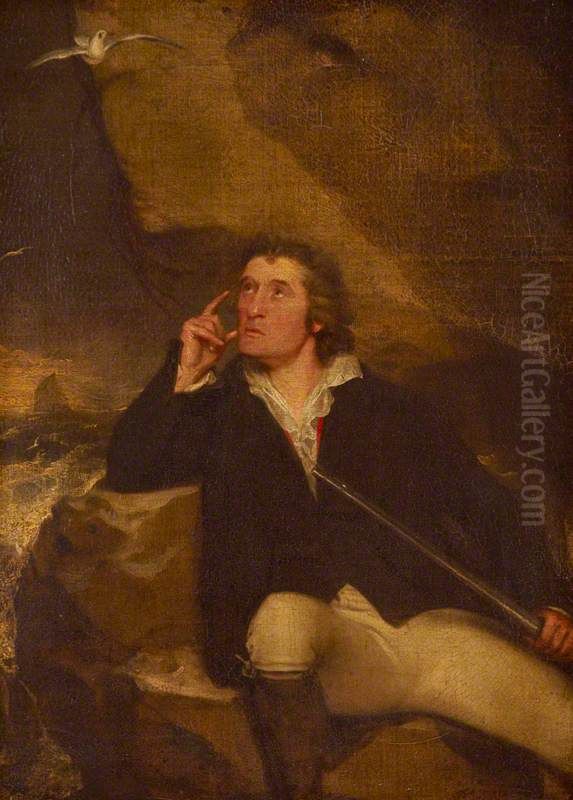 The Reverend Robert Ferryman (1753-1837) Oil Painting by Thomas Phillips