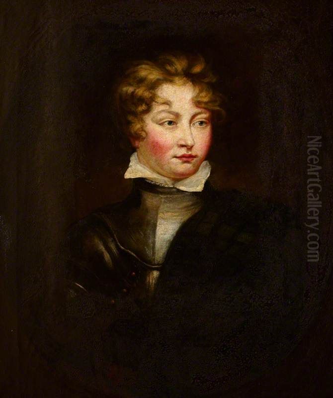 William Henry West Betty, the 'Young Roscius' (1791-1874) as Norval in the Reverend John Home's 'Douglas' (1756) Oil Painting by James Northcote