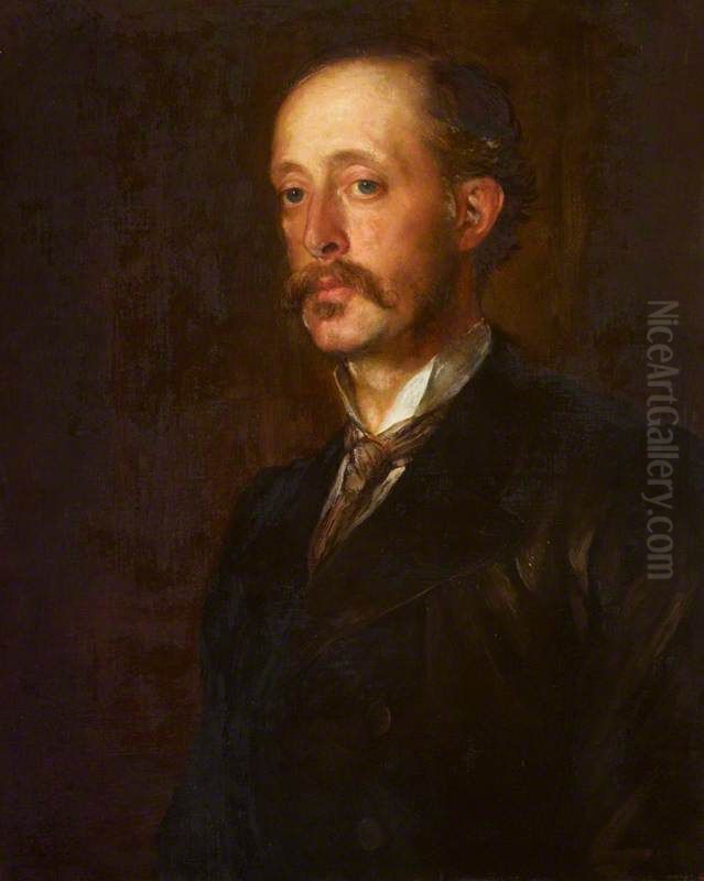 Henry Wyndham, 2nd Baron Leconfield (1830-1901) Oil Painting by George Frederic Watts
