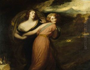 Mirth and Melancholy (Miss Wallis, afterwards Mrs James Campbell, fl.1789-1814)