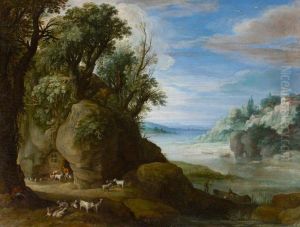 A Landscape with Troglodyte Goatherds