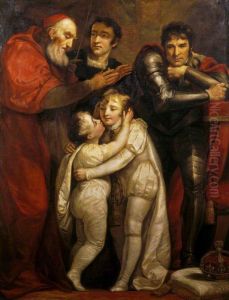 The Meeting of Edward V (1470-1483) and his Brother Richard, Duke of York (1473-1483) contemplated by King Richard III