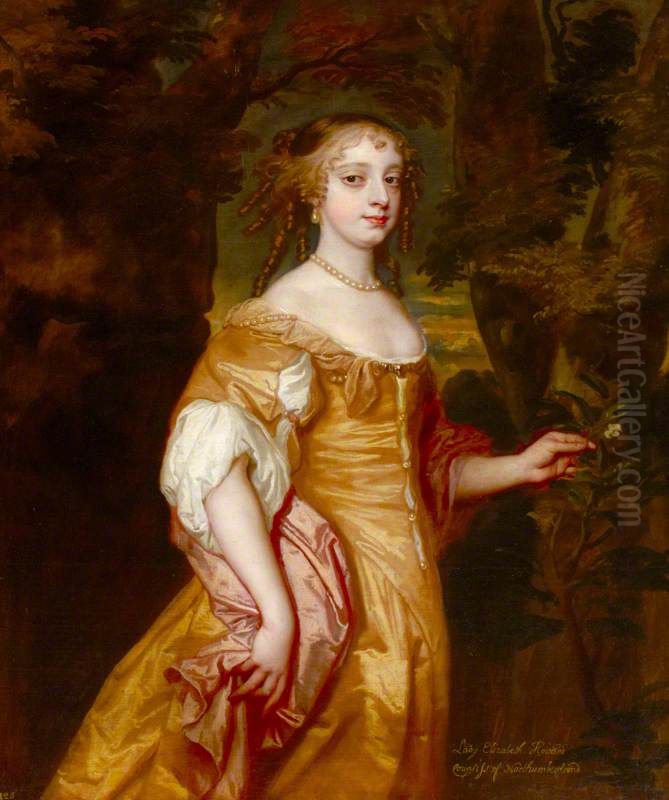 Called Elizabeth Wriothesley, Countess of Northumberland (1646 -1690) Oil Painting by Peter Lely