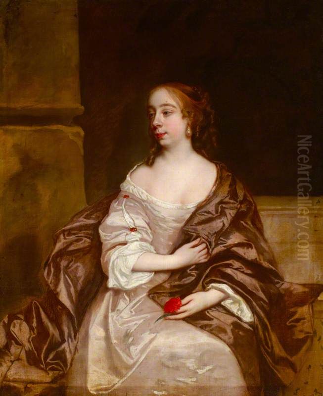 Called (but not) Elizabeth Murray, Countess of Dysart, Duchess of Lauderdale (1626-1698), just possibly Lady Dorothy Sydney, Countess of Sunderland (1618-1684), or Mrs John Greenhill Oil Painting by Peter Lely