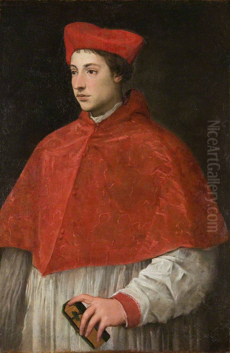 An Unknown Cardinal Oil Painting by Titian