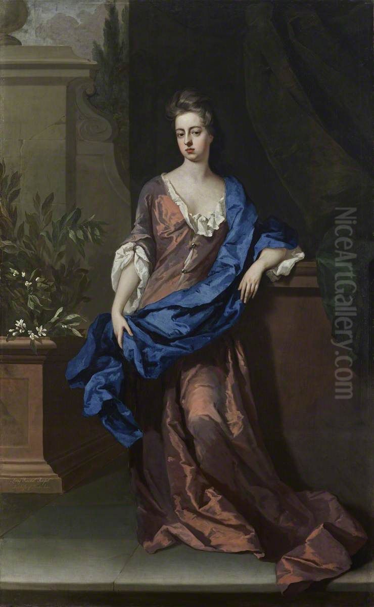Rachel Russell, Duchess of Devonshire (1674-1725) Oil Painting by Michael Dahl