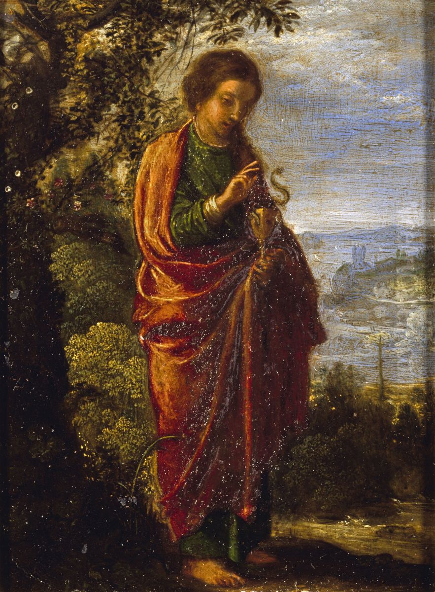Johannes der Evangelist Oil Painting by Adam Elsheimer