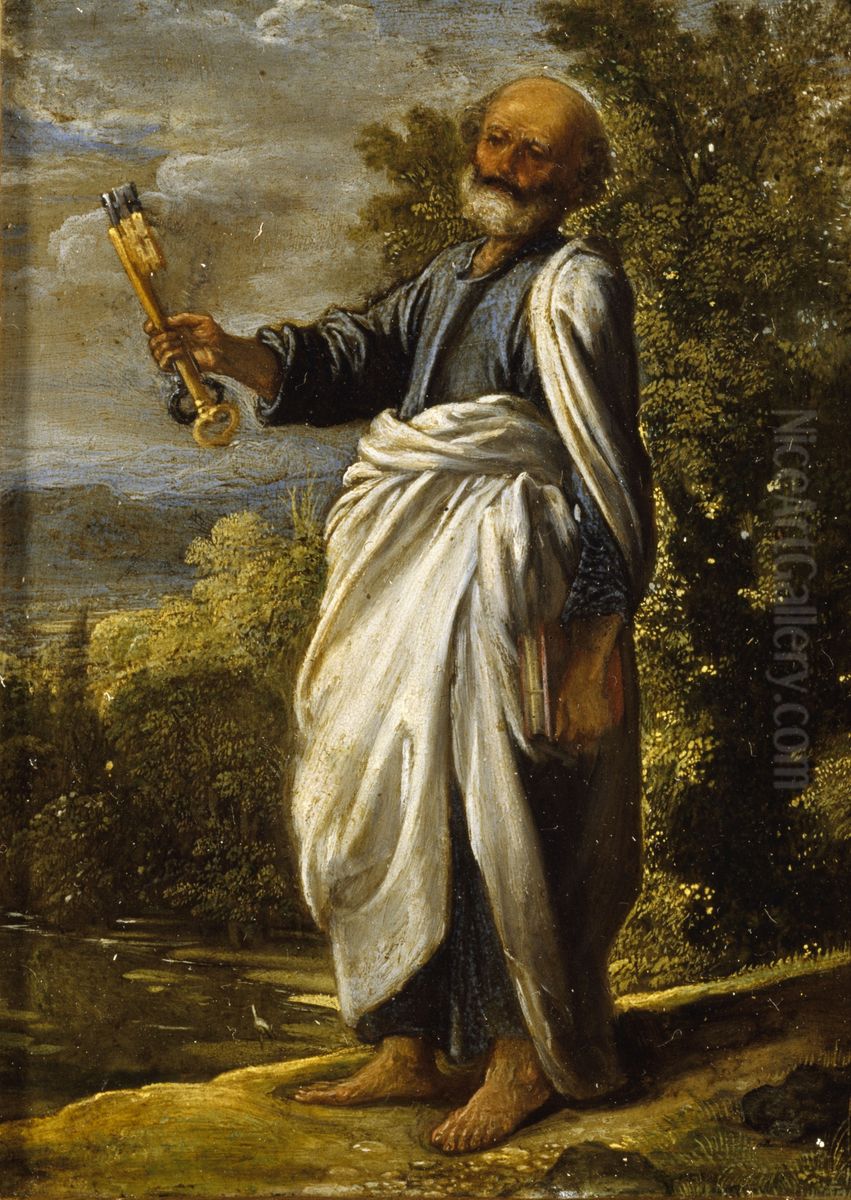 Saint Peter Oil Painting by Adam Elsheimer