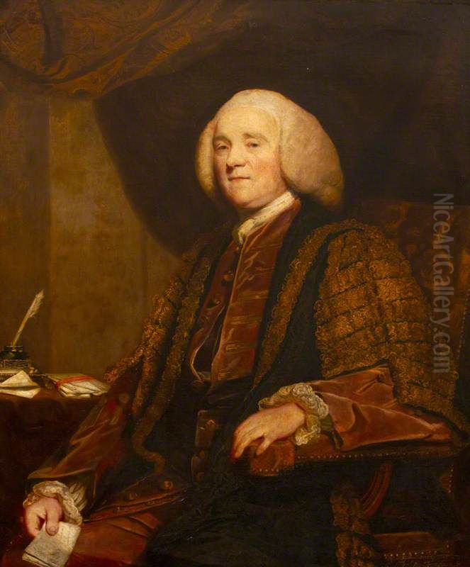The Right Hon. George Grenville MP (1712-1770) Oil Painting by Of Sir Joshua Reynolds