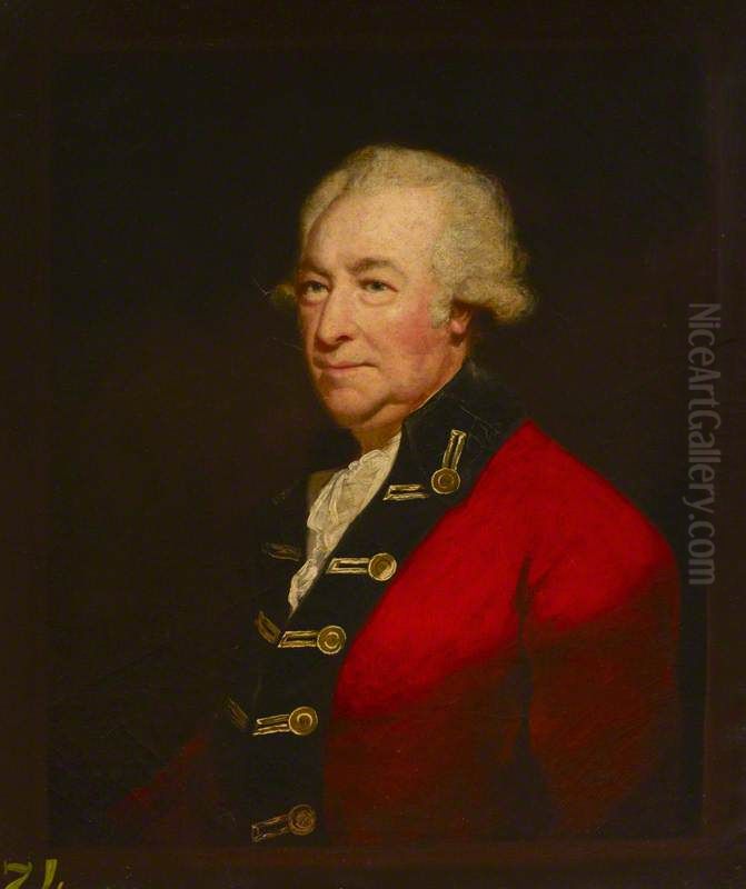 An Unknown Officer Oil Painting by William Beechey