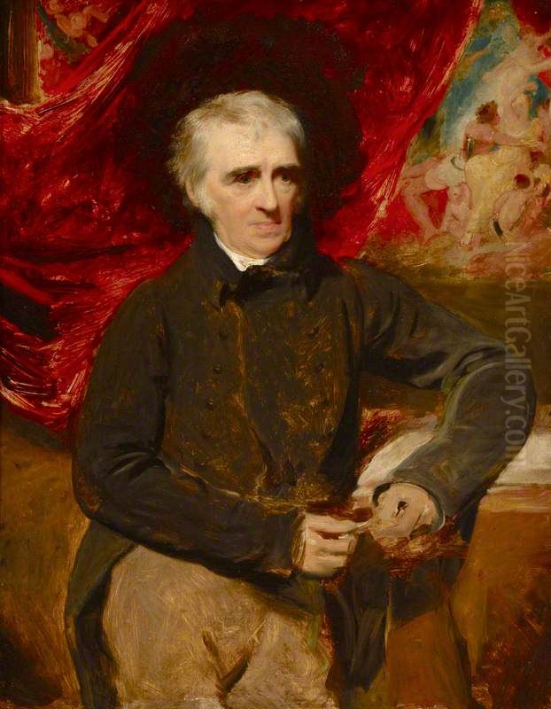 Thomas Stothard (1755-1834) Oil Painting by George Henry Harlow